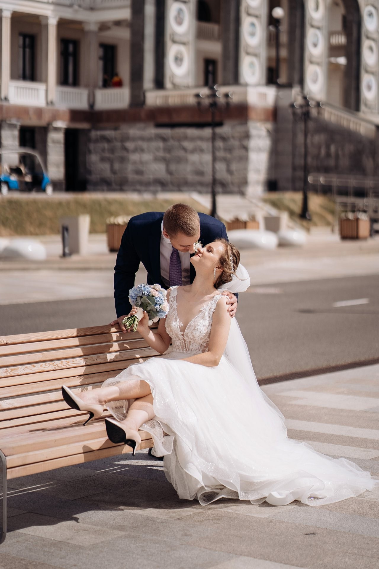 Свадебная фотосессия на Речном вокзале