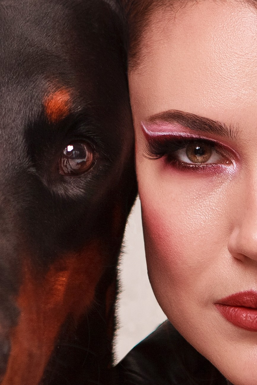 Фотосессия с доберманом в Ставрополе. Фотограф Ставрополь Пятигорск Елизавета Дарина