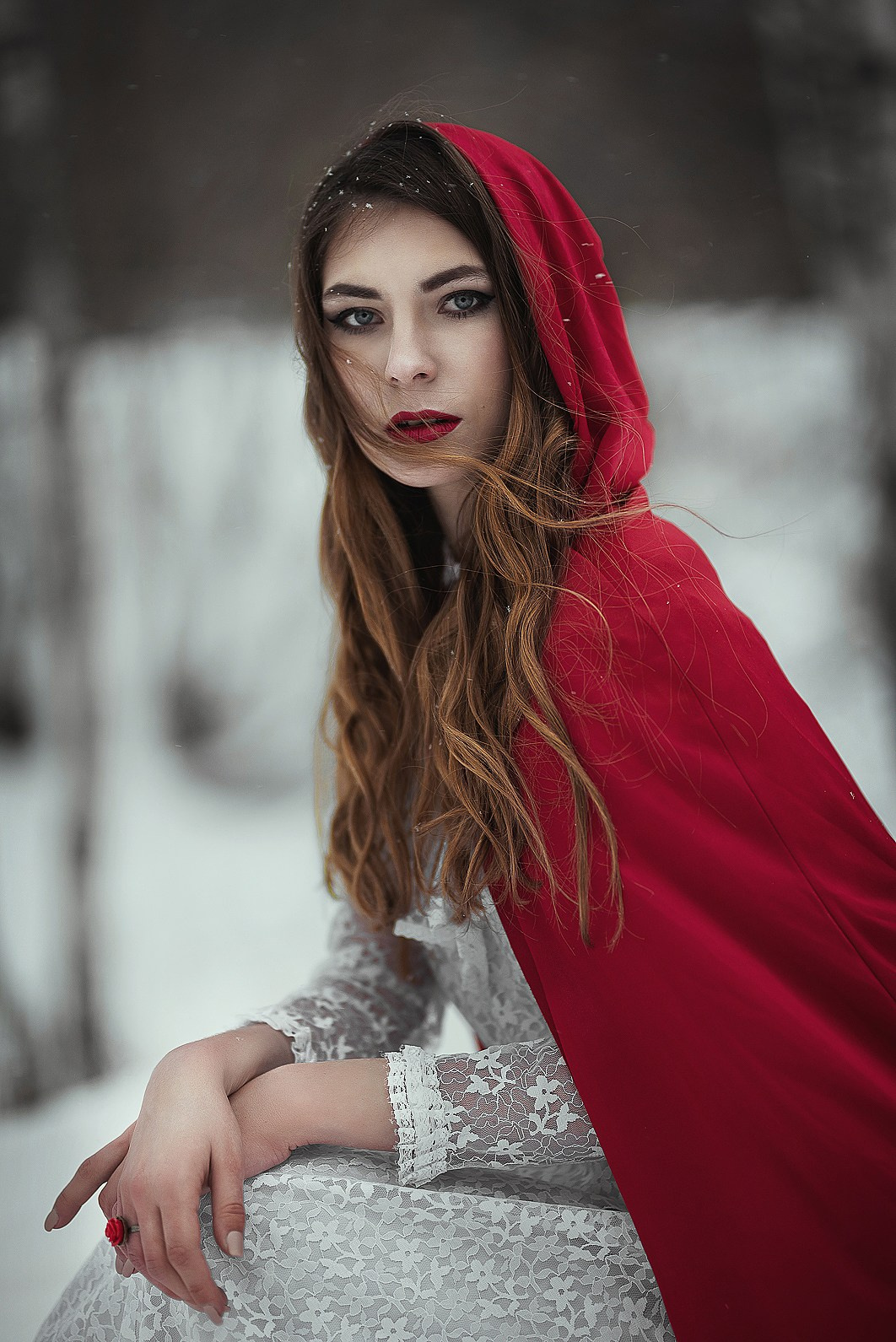 Красная шапочка. Свадебный и семейный фотограф в Туле Ксения Сильвер