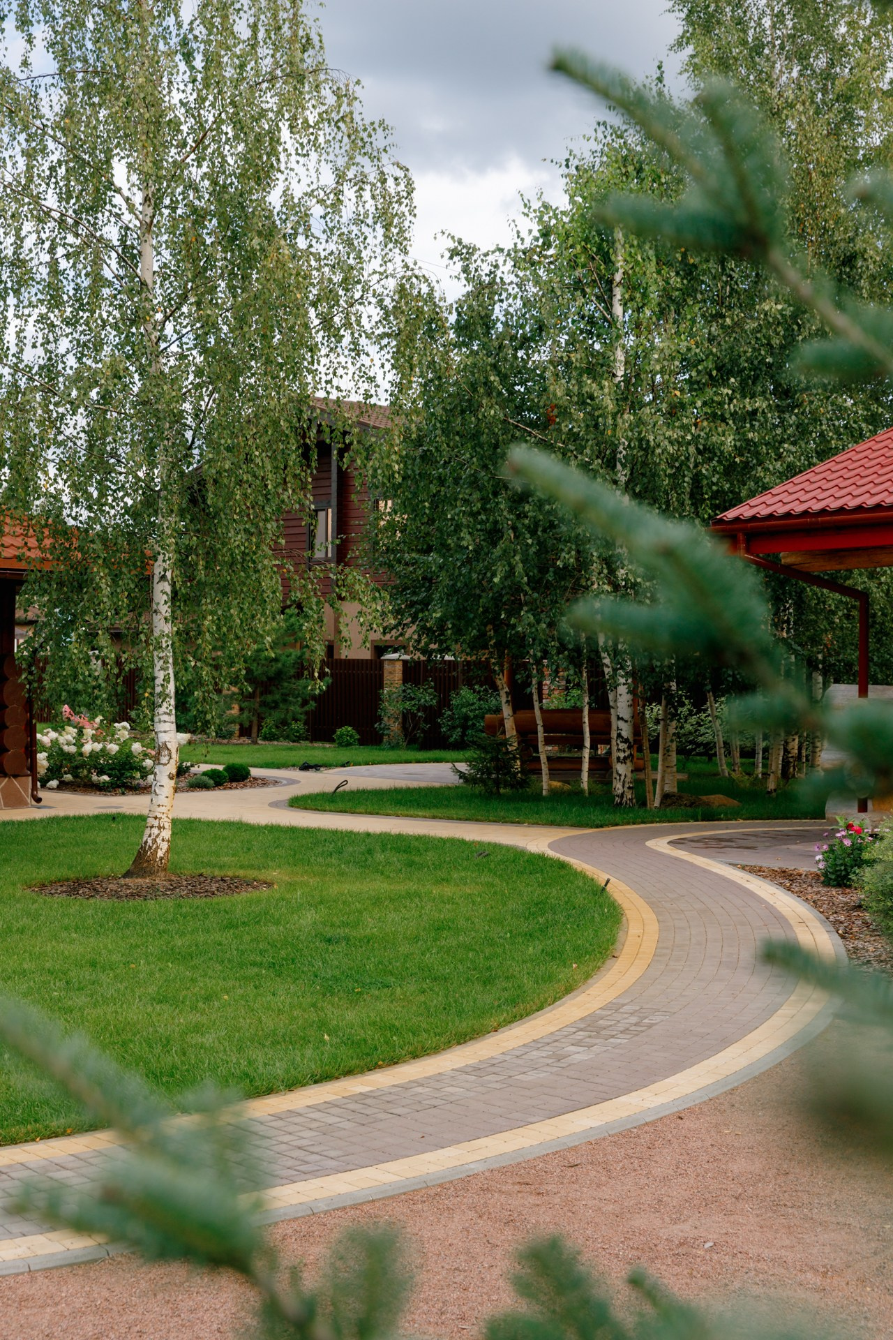Загородный дом. Ландшафтный дизайн. Репортажный фотограф в Санкт-Петербурге Жолудев Владислав