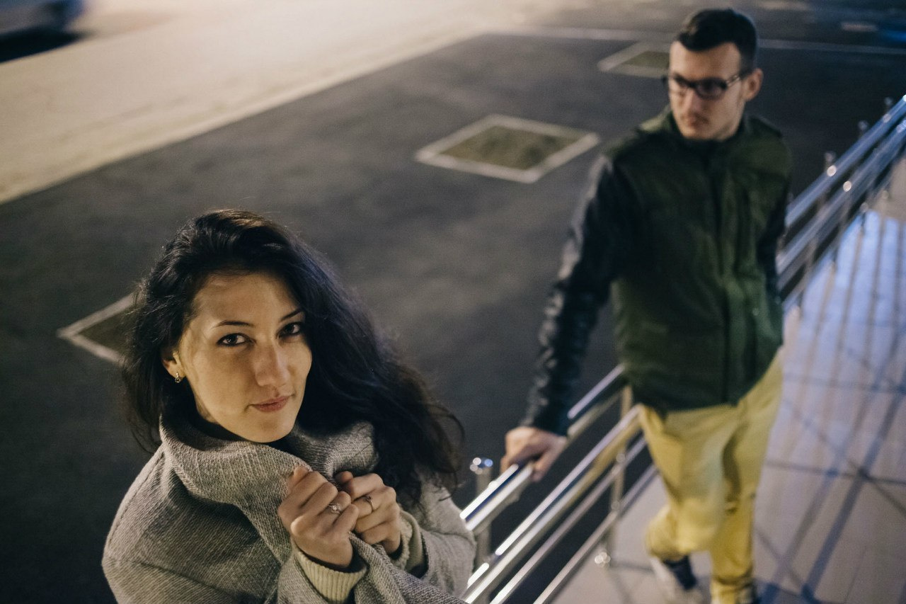 Фотосессия пары на берегу реки. Семейный и свадебный фотограф в Майкопе Михаил Мартиросян