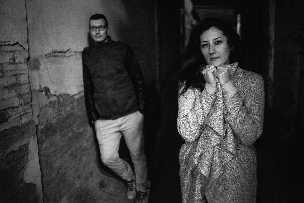 Фотосессия пары на берегу реки. Семейный и свадебный фотограф в Майкопе Михаил Мартиросян