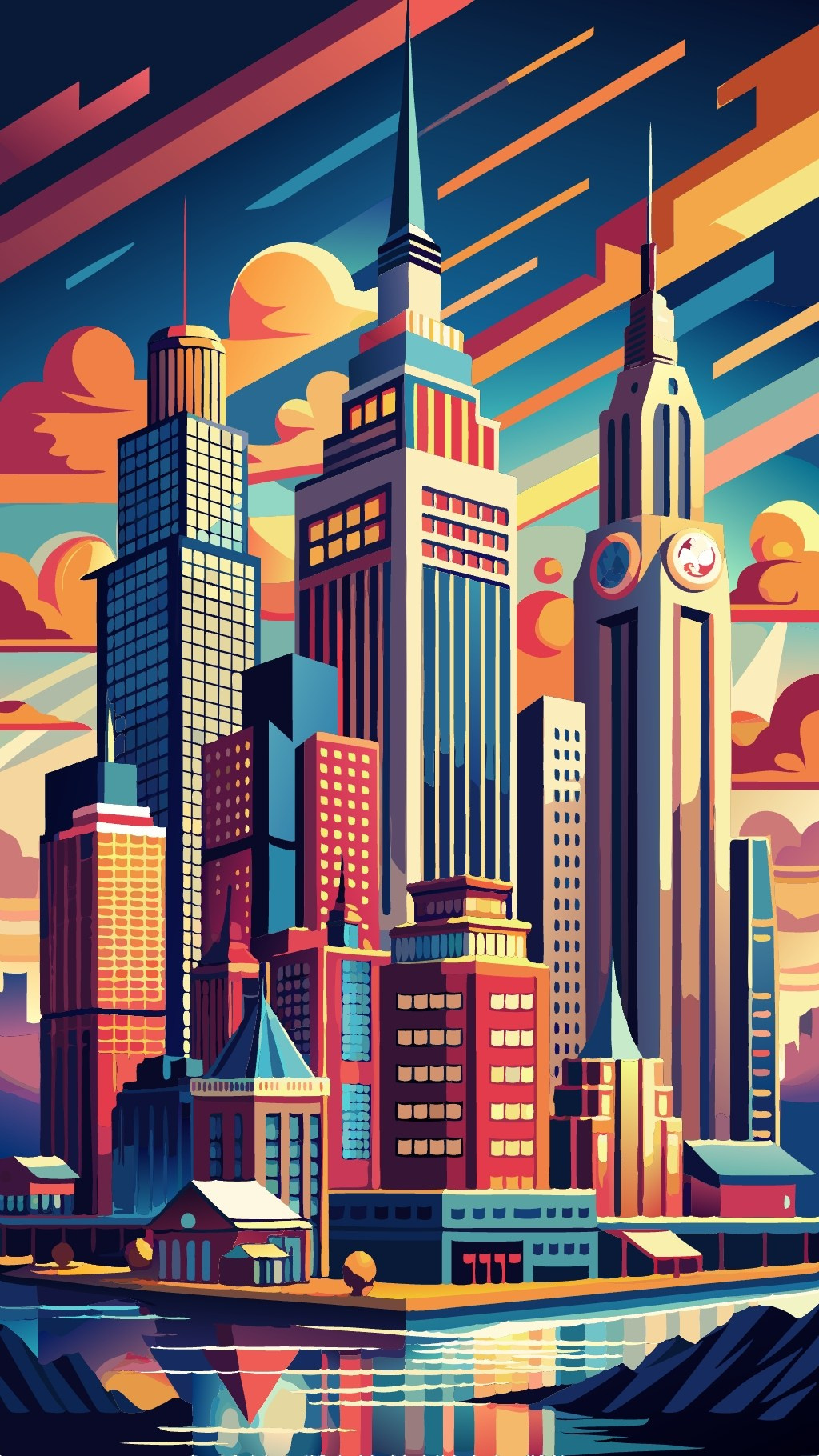 Иллюстрации совместно с ИИ. Grom Design