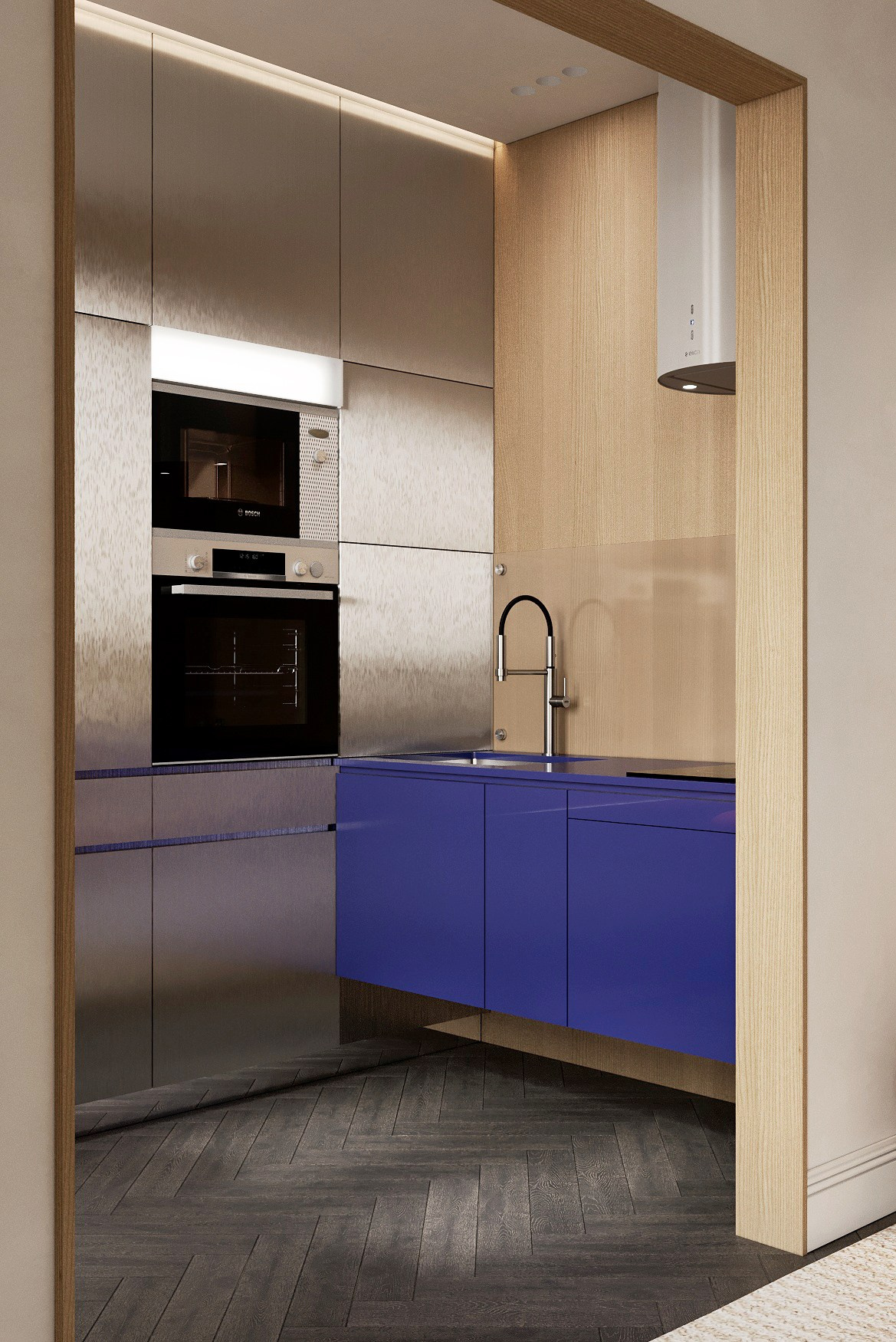 Четырехкомнатная квартира ЖК «Новоостровский» г. Красноярск. Дизайн интерьера от Дмитрия Баландина