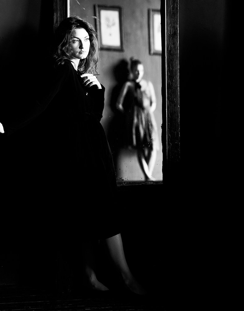 Studio portrait. Documentary and art photographer Alexey Terentyev