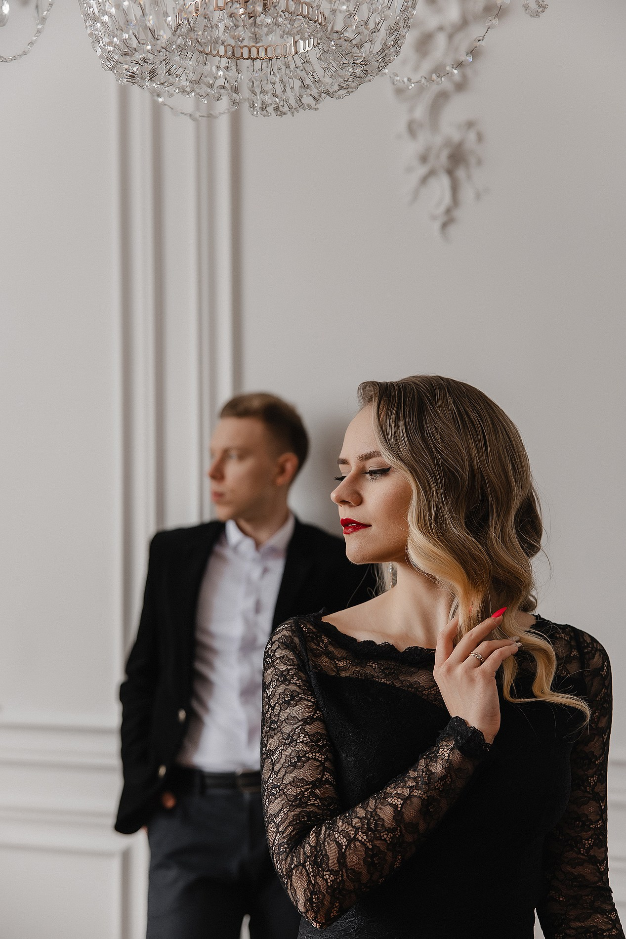 Love story в студии. Фотограф Олеся Жомер