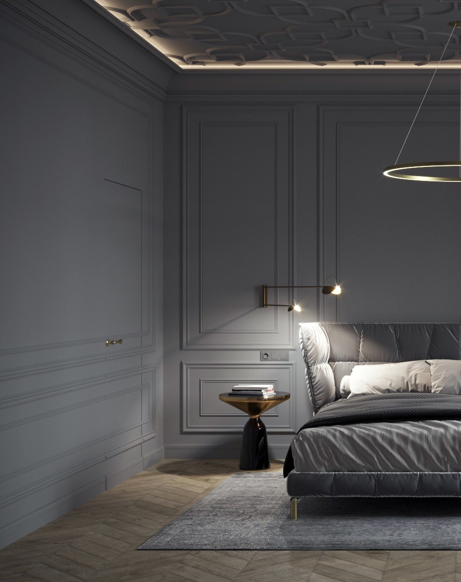 Спальня в ЖК Времена года. Визуализатор Векшина Елена