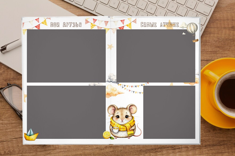 Выпускной альбом для детского сада «МЫШАТА». Medlori fotobook Выпускные альбомы в Липецке Лариса Медведева