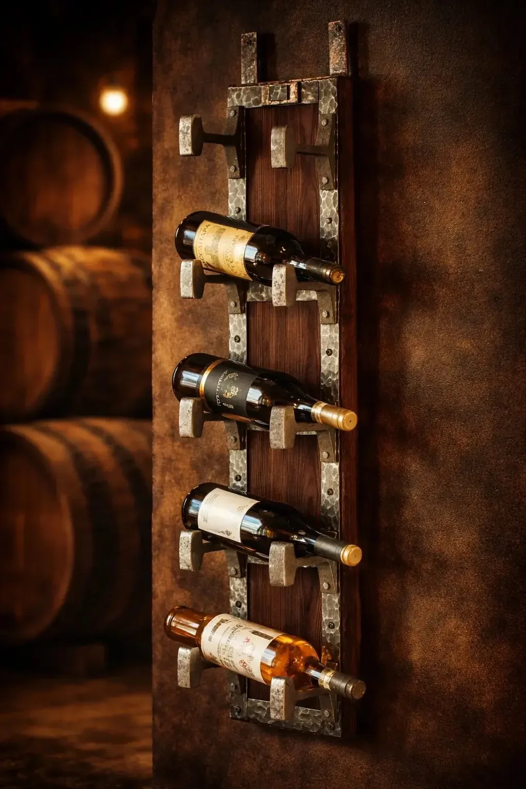 Винные полки. Металл и Пламя — студия дизайна