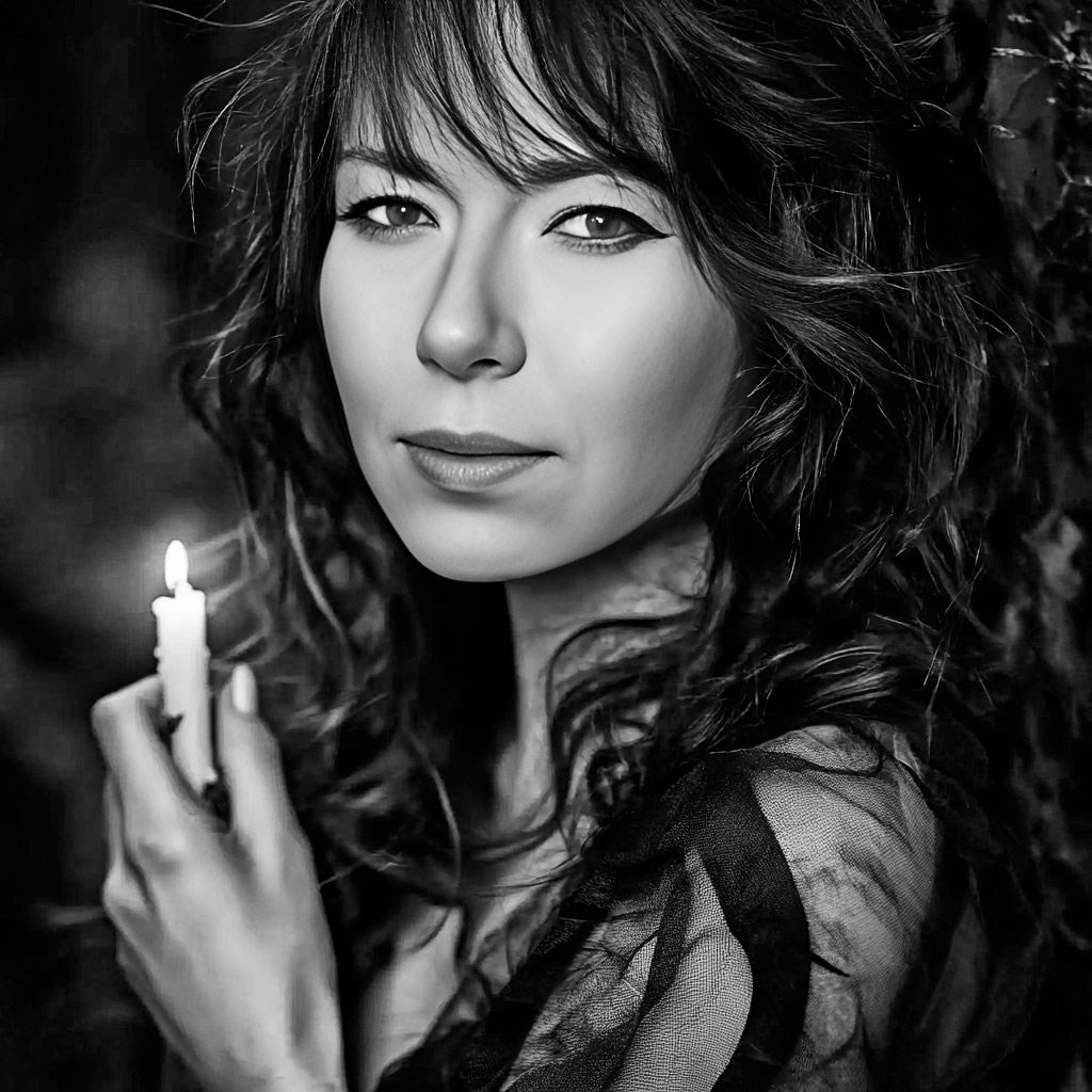 Нейрофотосессия для Александры. Сказочный образ — девушка со свечой. ФотоХудожник Харитонова Ирина г. Санкт-Петербург