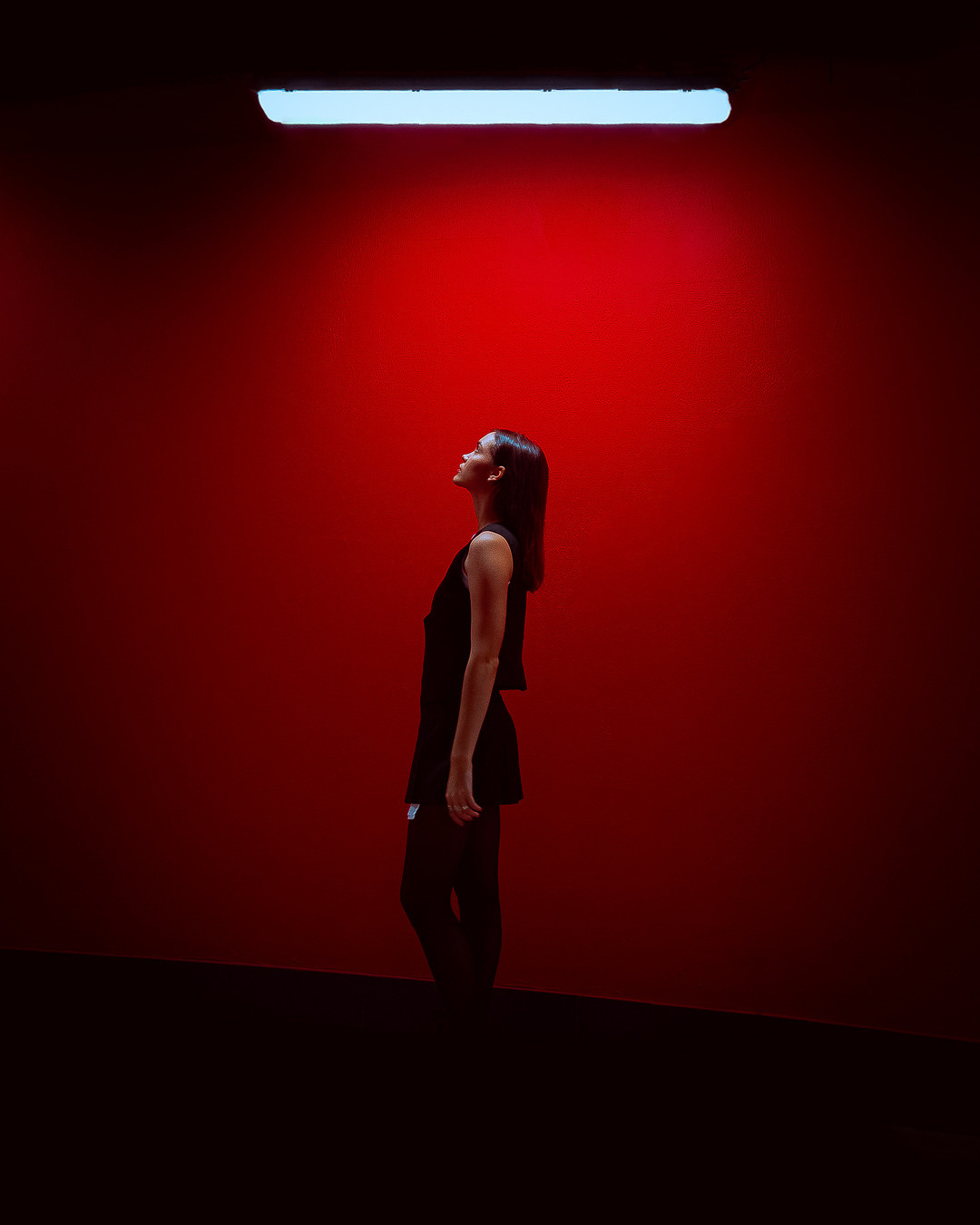 Individuali di ripresa. Fotografo a Mosca con un’atmosfera notturna di foto