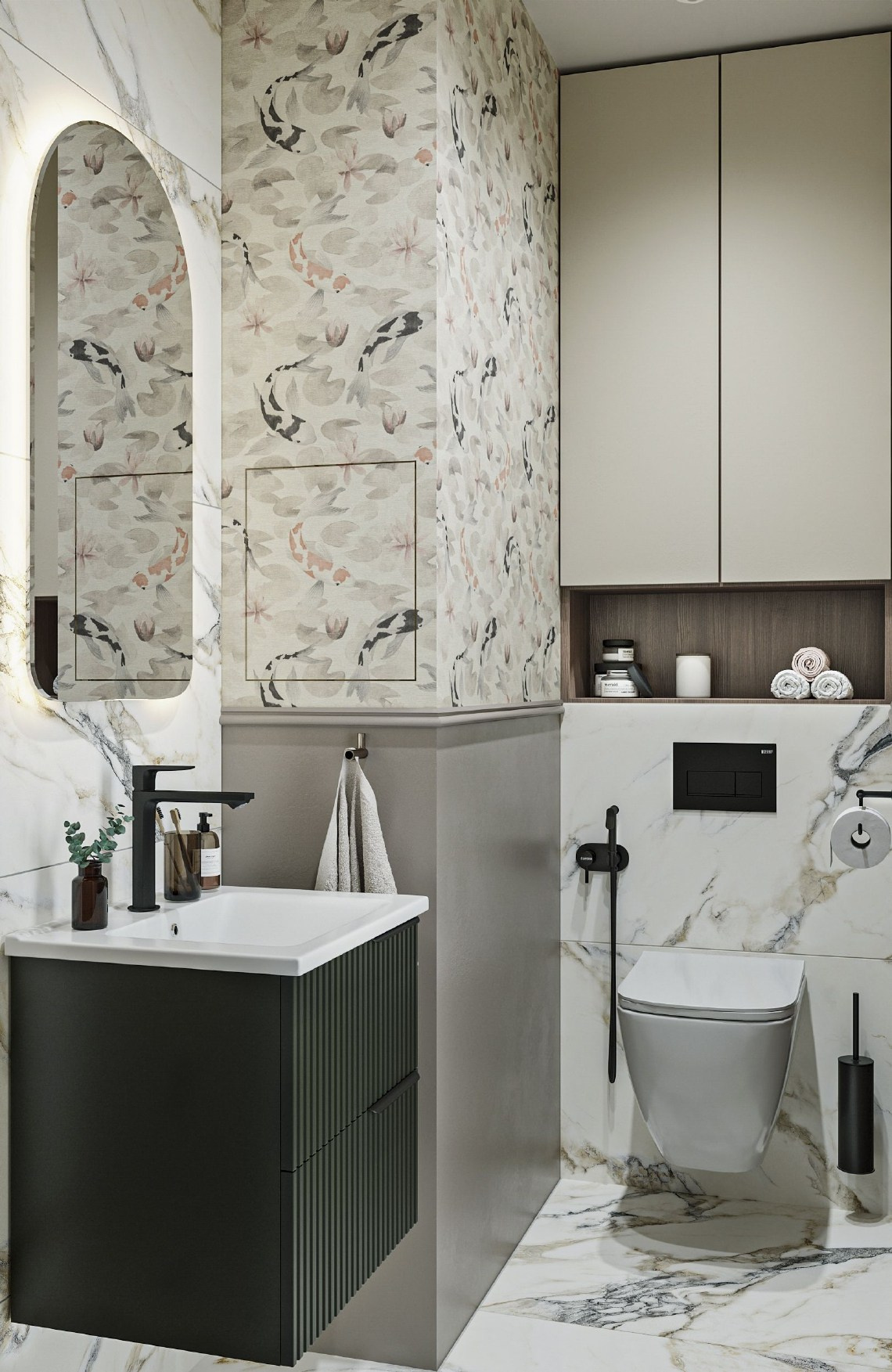 Квартира на пр. Тореза 44, к2. Дизайнер интерьера в Санкт-Петербурге Ольга Рытаровская