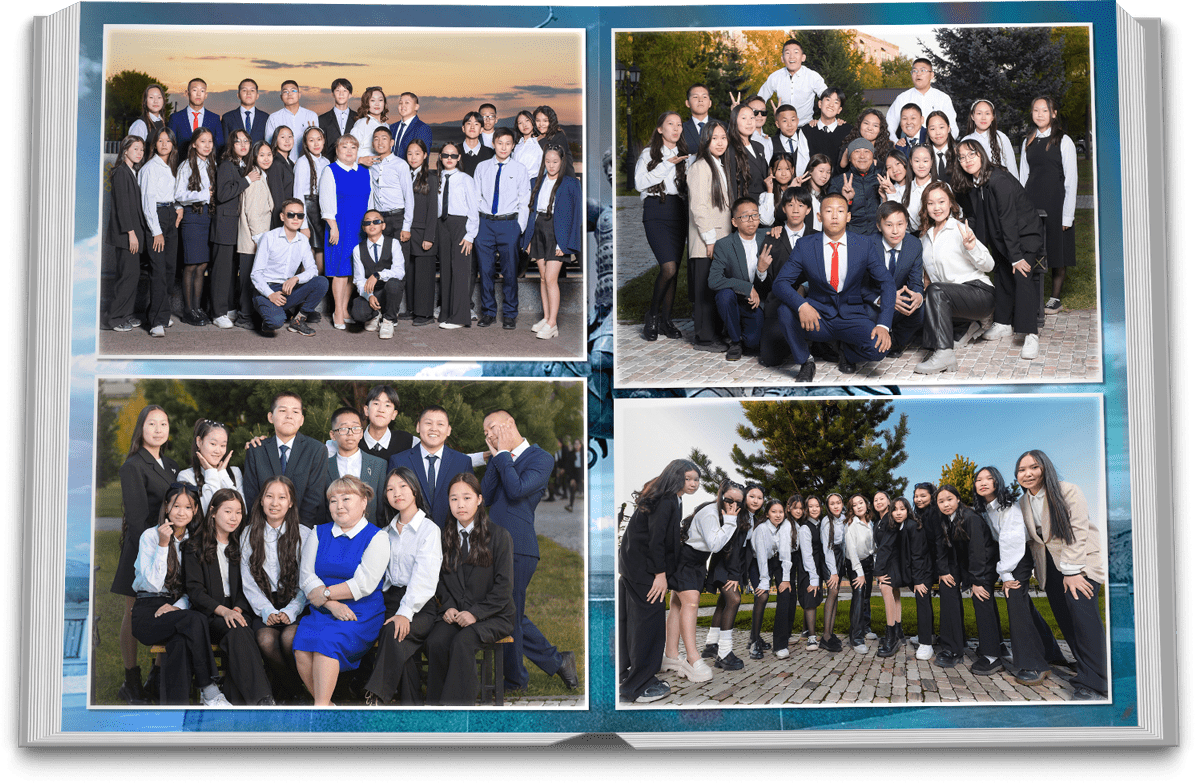 Фотокнига «Осень 10». Фотоальбомы для выпускников в Кызыле и республике Тыва