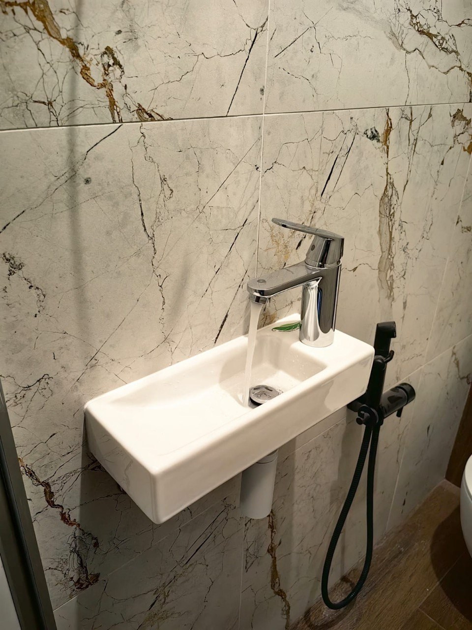 Ванная комната (ул. Фучика д. 78). Ремонт санузла, туалета, ванной под ключ в Казани. Укладка плитки