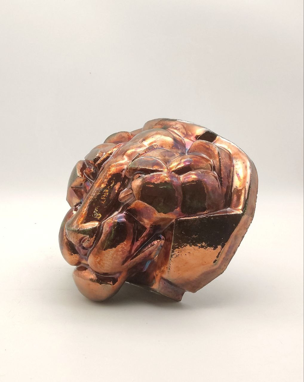 Копия работы Михаила Врубеля «Маска ливийского льва». Артур Бахтин