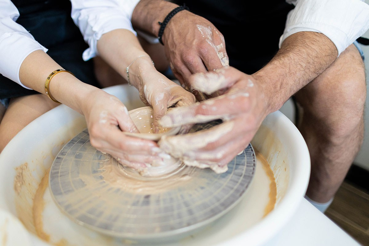 Семейные истории в гончарной мастерской. Детский и семейный фотограф Домодедово