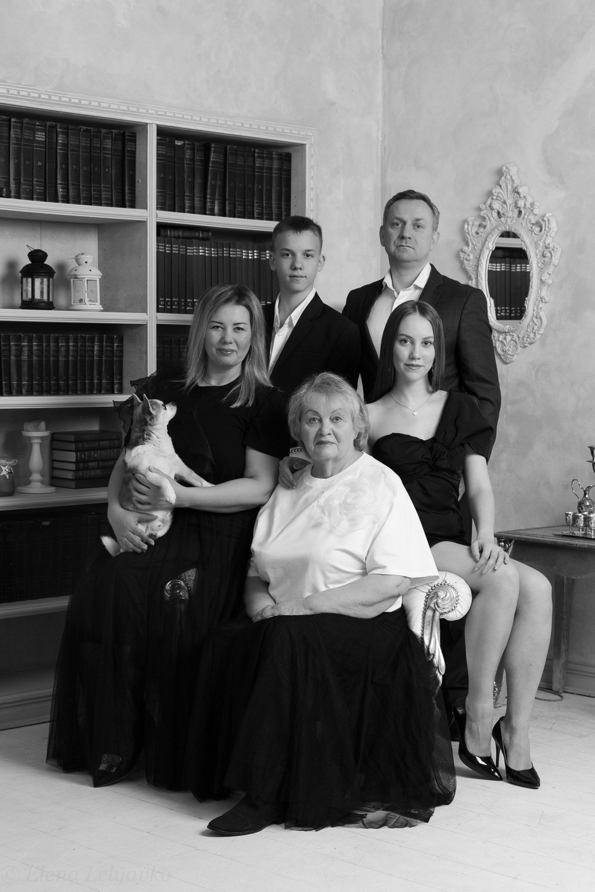 Семейная новогодняя. Счастливый фотограф Елена Лелявочка Санкт-Петербург