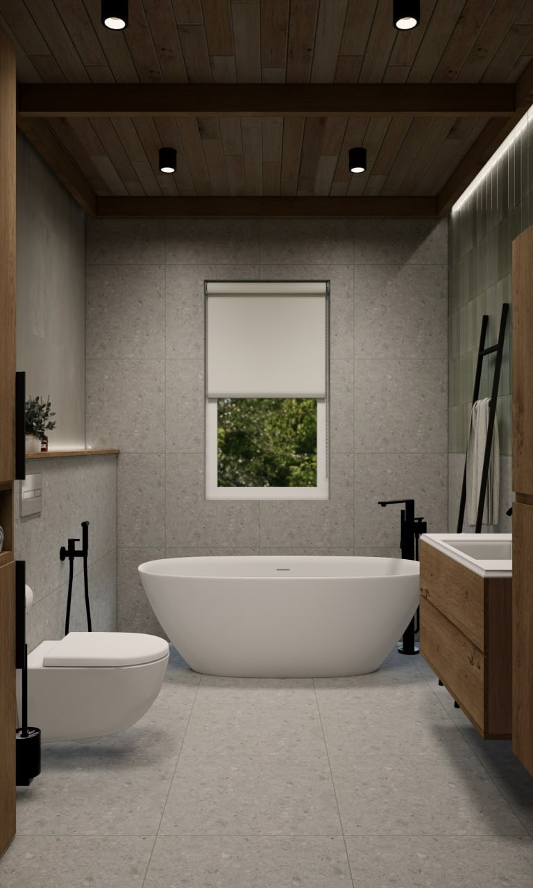 Загородный дом 110 м² в Ленинградской области (совместная работа с Любовью Поляковой designpolyakova.ru). Push-design.ru