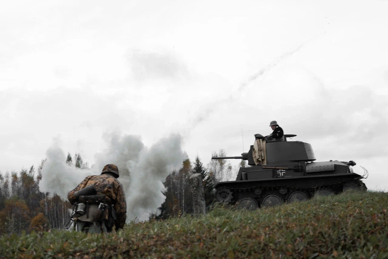 «Москва за нами» — реконструкция битвы в Подмосковье, п. Бородино. Свадебный фотограф Виктория Баталина