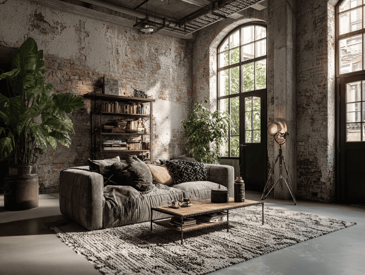 Интерьерная фотостудия в стиле лофт для атмосферной семейной фотосессии, фотограф Карасёва Елена