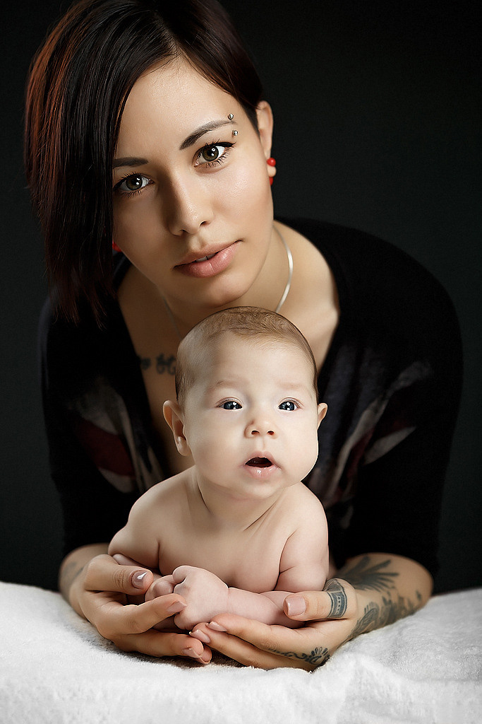 Первая съемка малышки. Фотограф Андрей Лёвкин