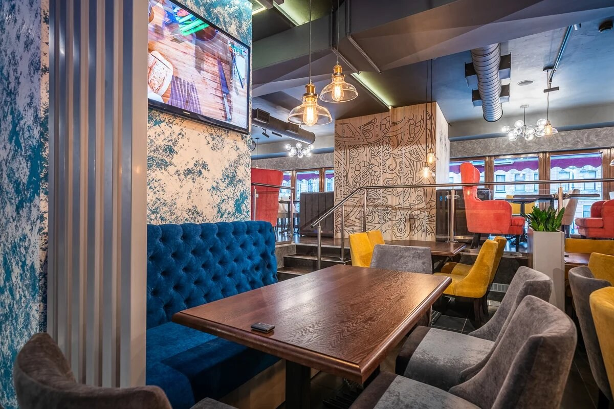 Ресторан-бар «Дали» г. Санкт-Петербург. Батракова Наталья дизайнер интерьеров Санкт-Петербург Москва Архангель