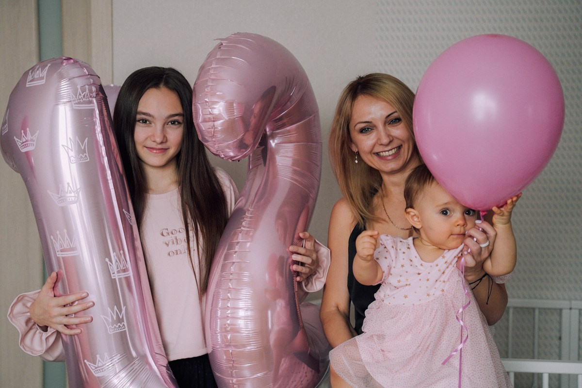 Домашняя фотосессия. Ирина и дочки. Фотограф в Самаре Екатерина Кроз