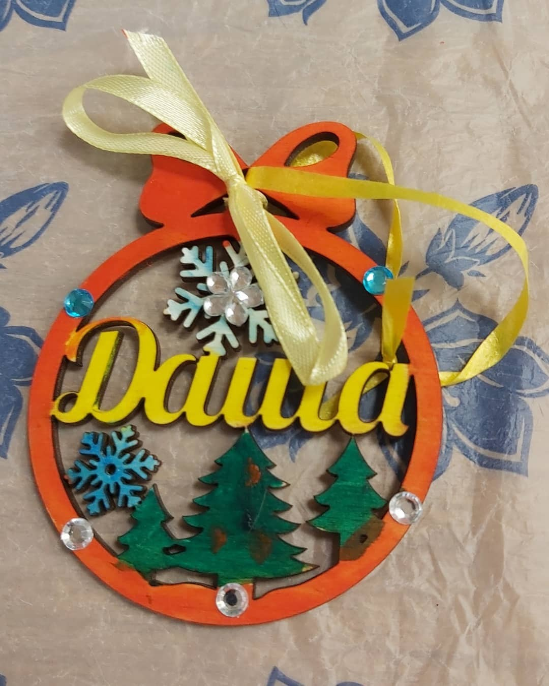 Игрушка с именем: самый личный новогодний сувенир своими руками! 🎄✨