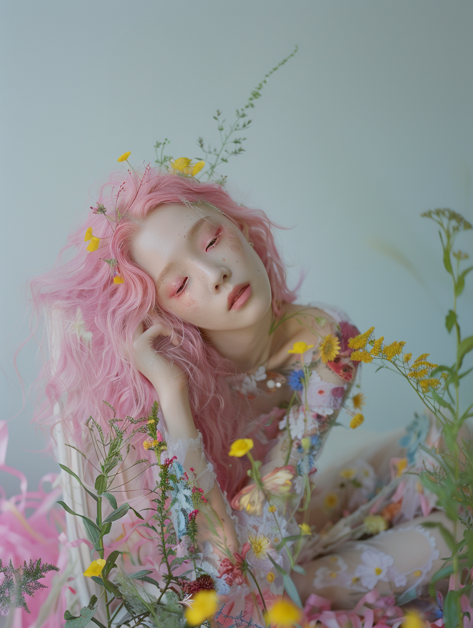 Цветы. AI художник и фотограф Ольга Косина