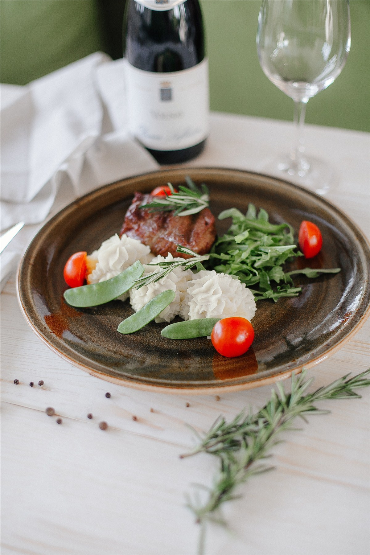 Съемка для ресторана "Газон"