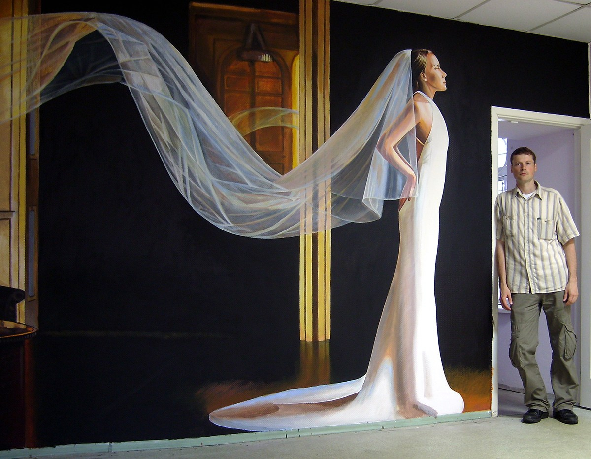 Свадебный салон, 250х350, акрил, 2010