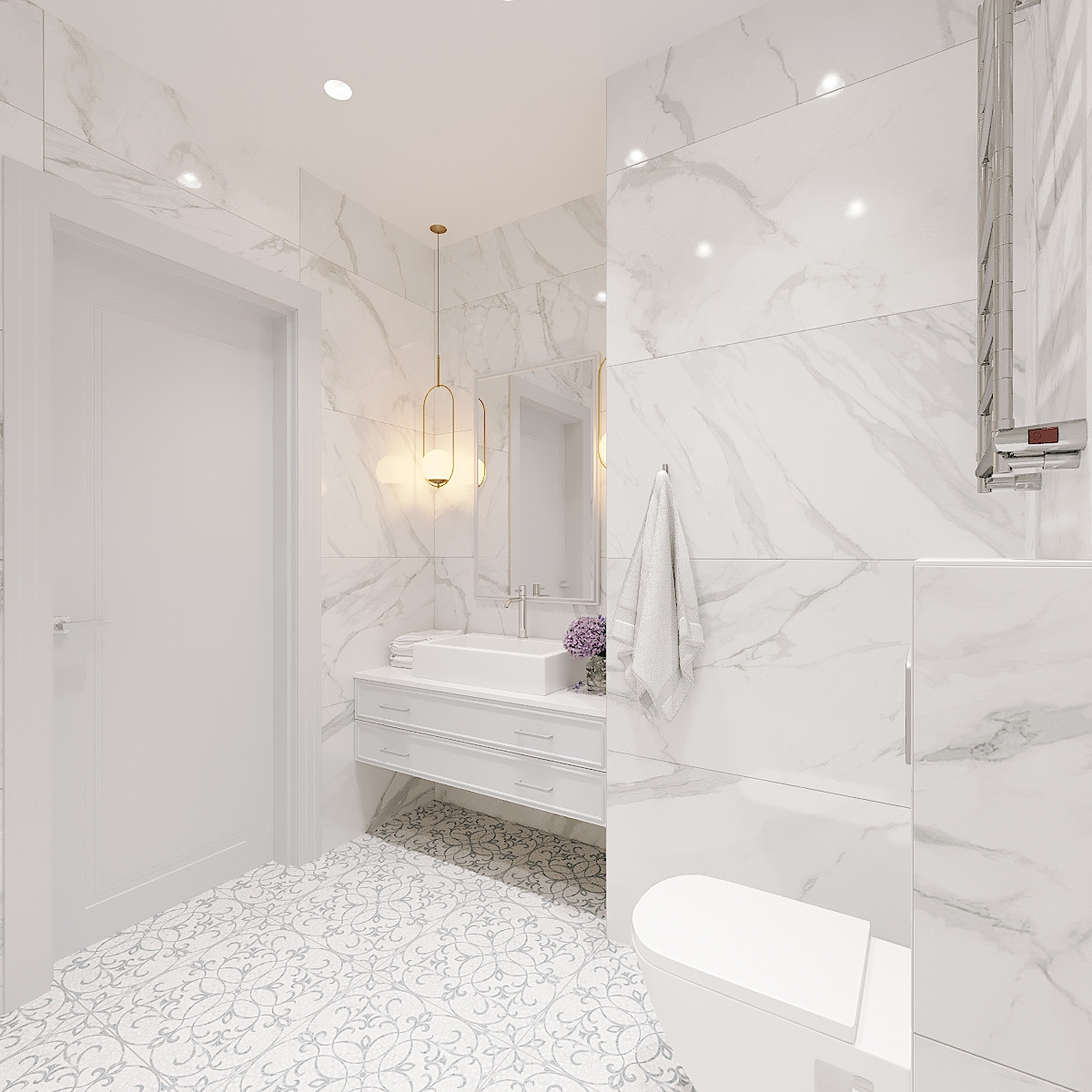 ЖК Новоясеневский. 1-к квартира. 68 м². Авторский дизайн интерьера