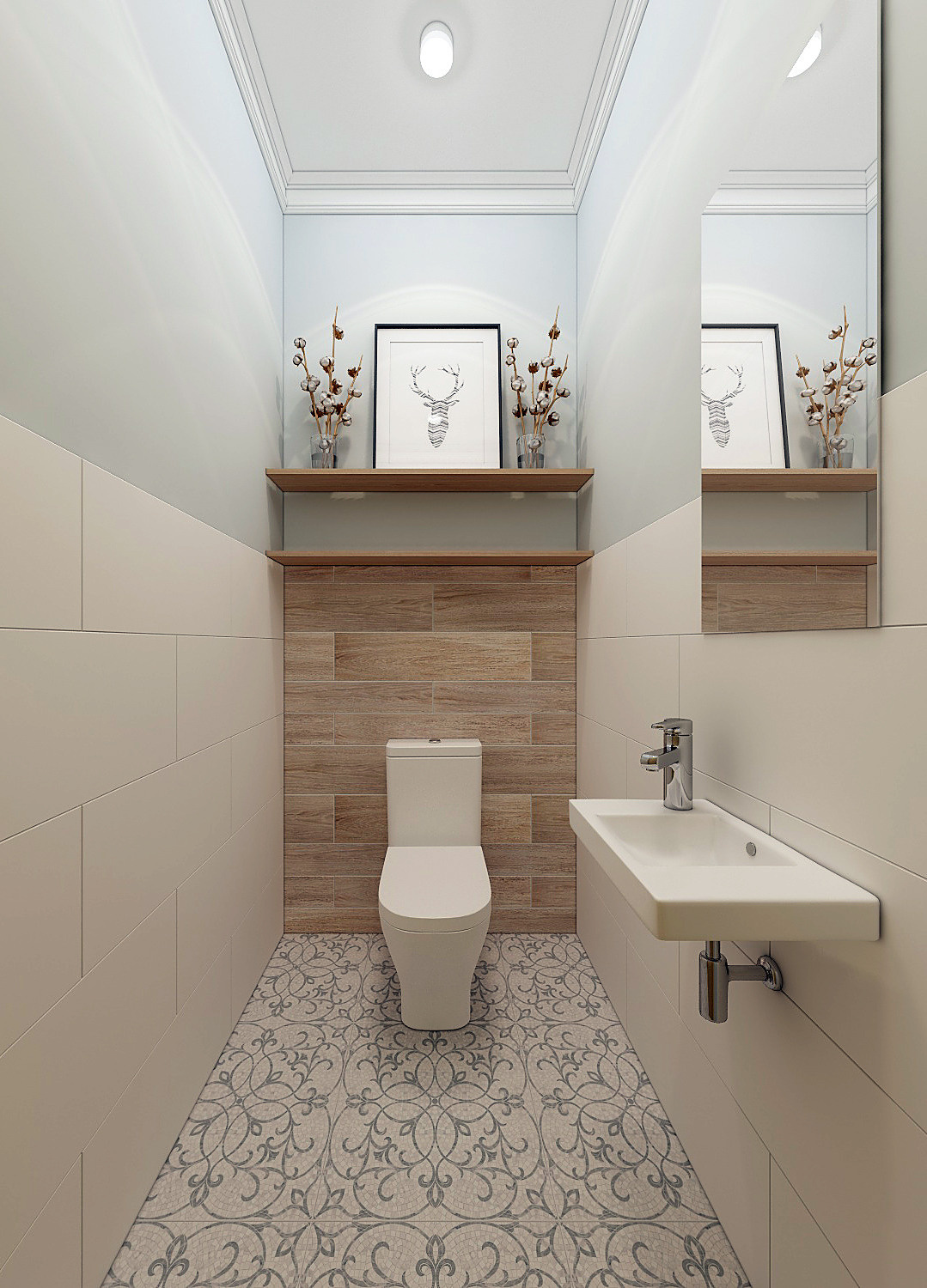 Частный загородный дом. 155 м². Авторский дизайн интерьера