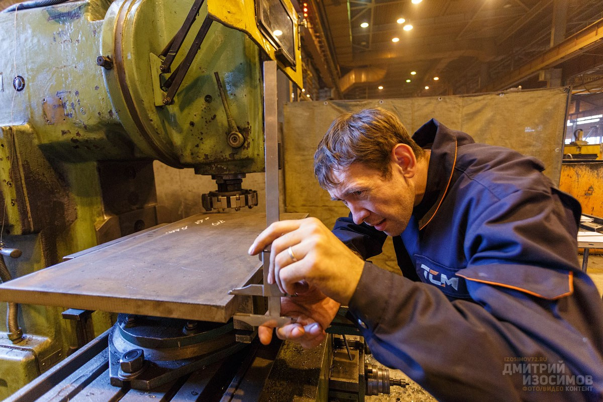 Съёмка на производстве