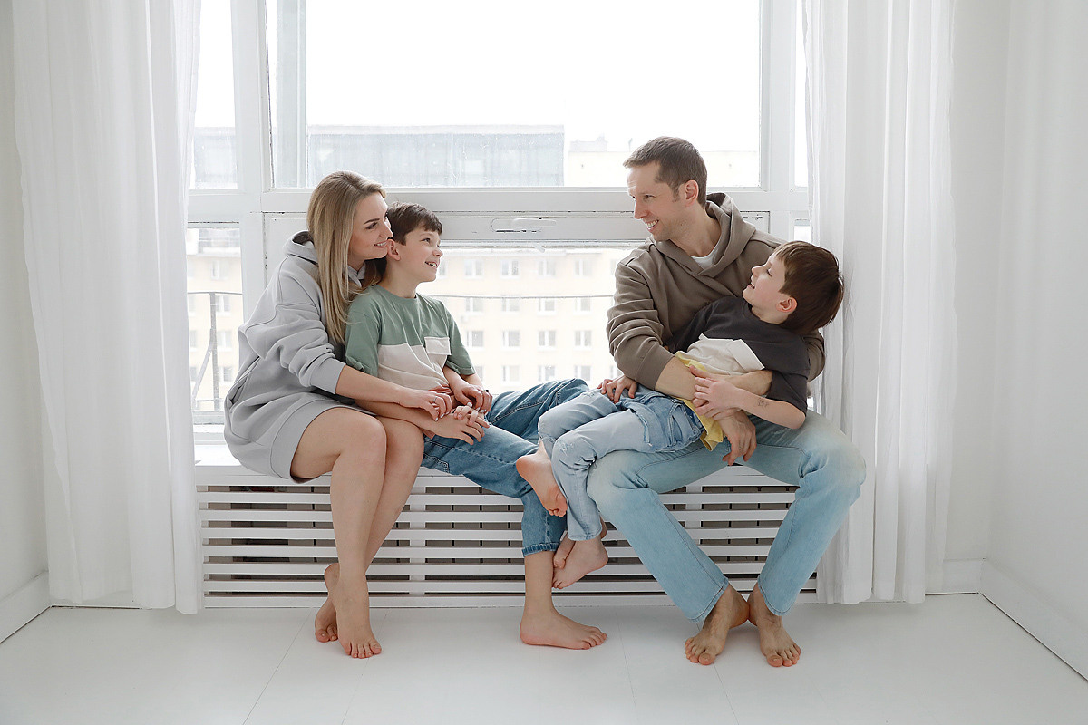 Михаил, Валентина, Ярослав и Тимурчик. Фотограф Тимофеева Юлия