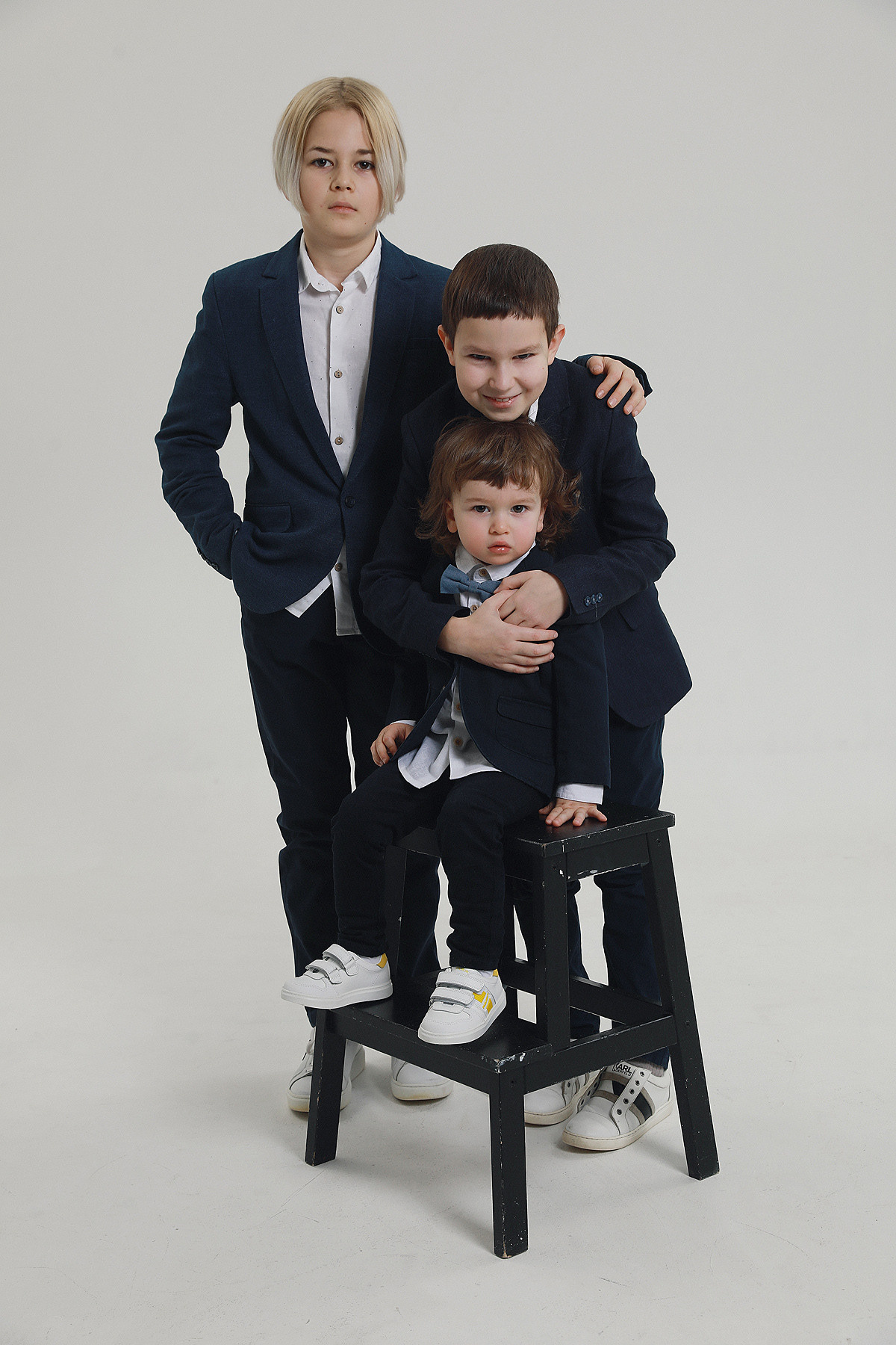 Семейная съемка в студии. Фотограф Тимофеева Юлия