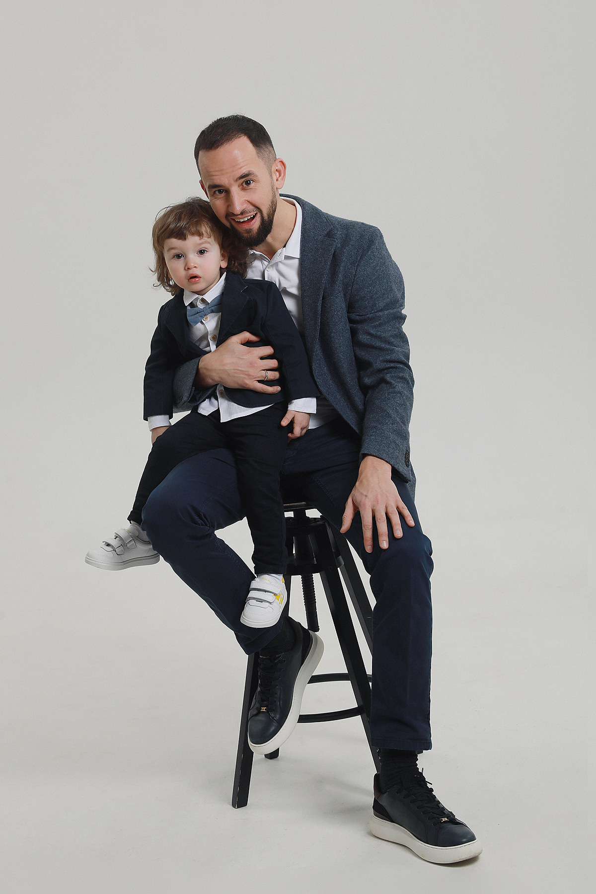 Семейная съемка в студии. Фотограф Тимофеева Юлия