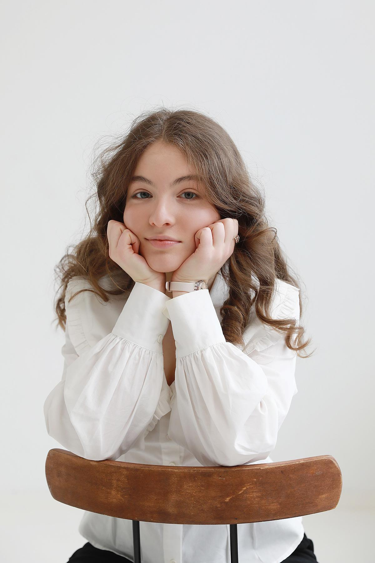 11 класс. Съемка на выпускной альбом в студии. Фотограф Тимофеева Юлия