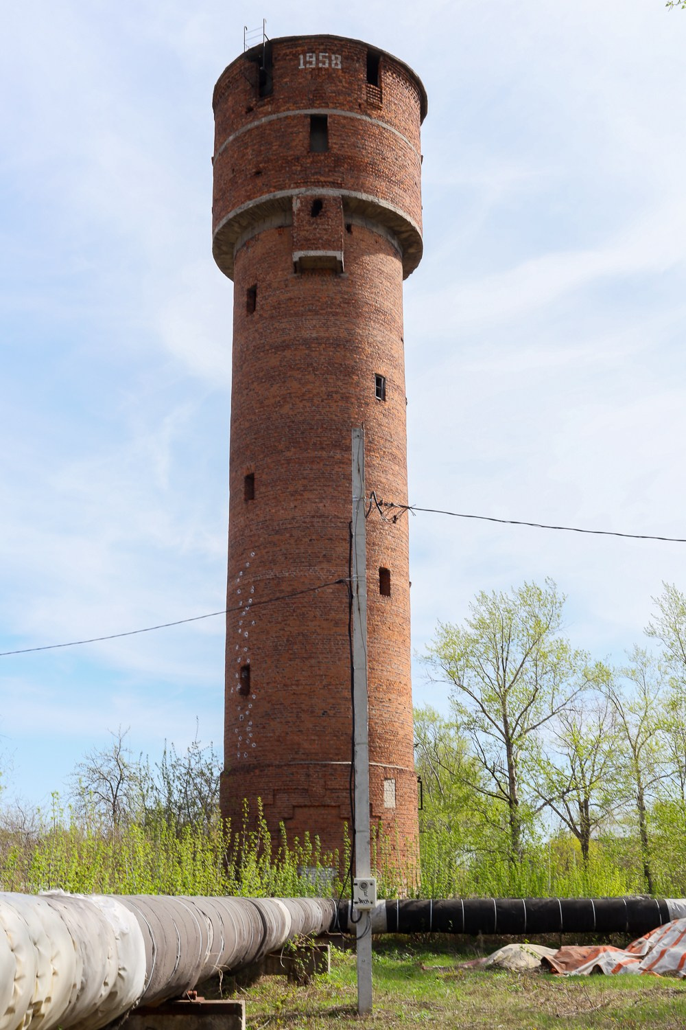 Архитектурная фотосъёмка водонапорной башни