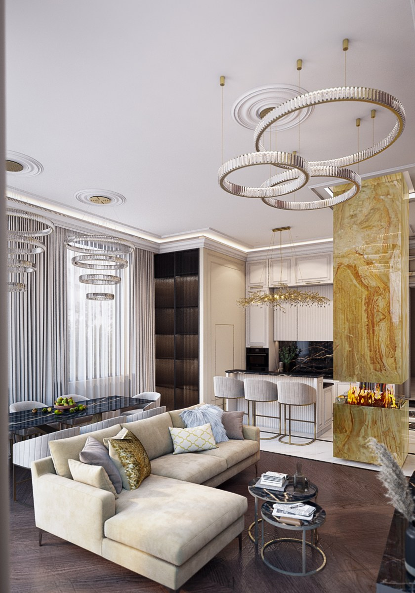 Дизайн-проект дома Ильи и Галины, г. Пятигорск. Дизайн интерьера, 3D визуализация и 3D моделирование. Создание проектов и чертежей. КМВ: Кисловодск, Пятигорск, Ессентуки и удаленно