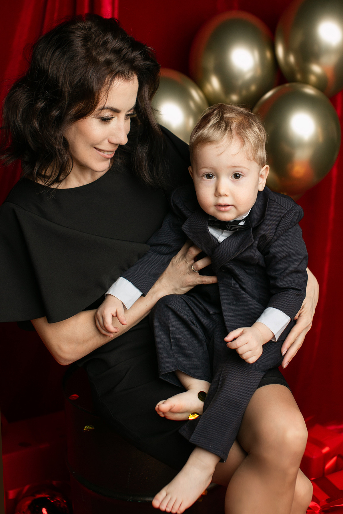 Новогодние Лев и Руслан. Фотограф новорожденных во Владивостоке Татьяна Побережняк