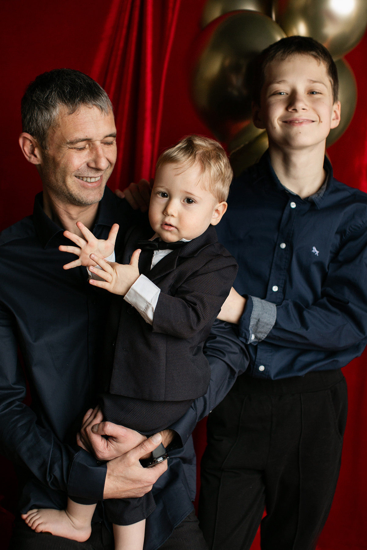 Новогодние Лев и Руслан. Фотограф новорожденных во Владивостоке Татьяна Побережняк