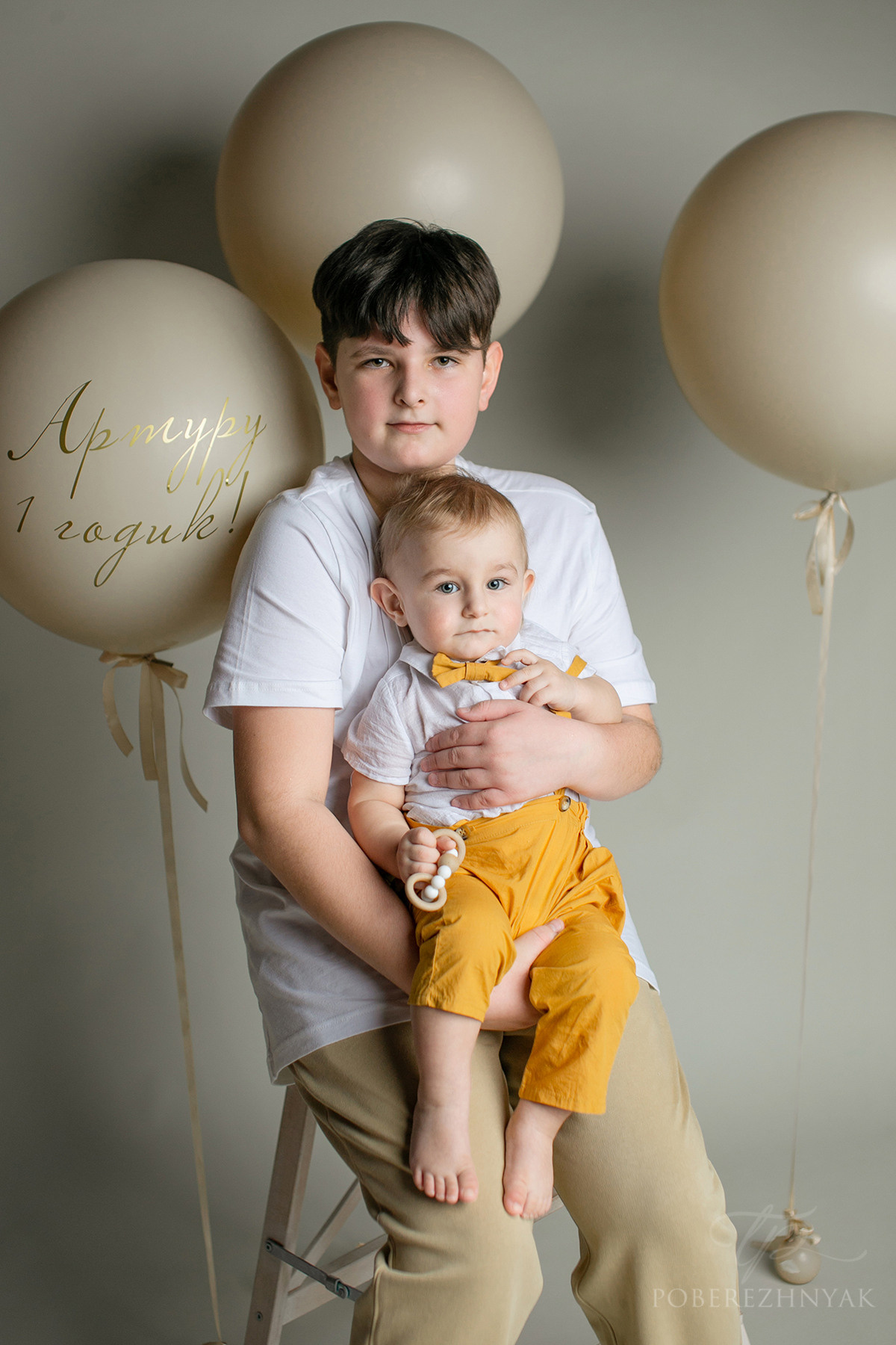 Годик Артуру и Милане. Фотограф новорожденных во Владивостоке Татьяна Побережняк