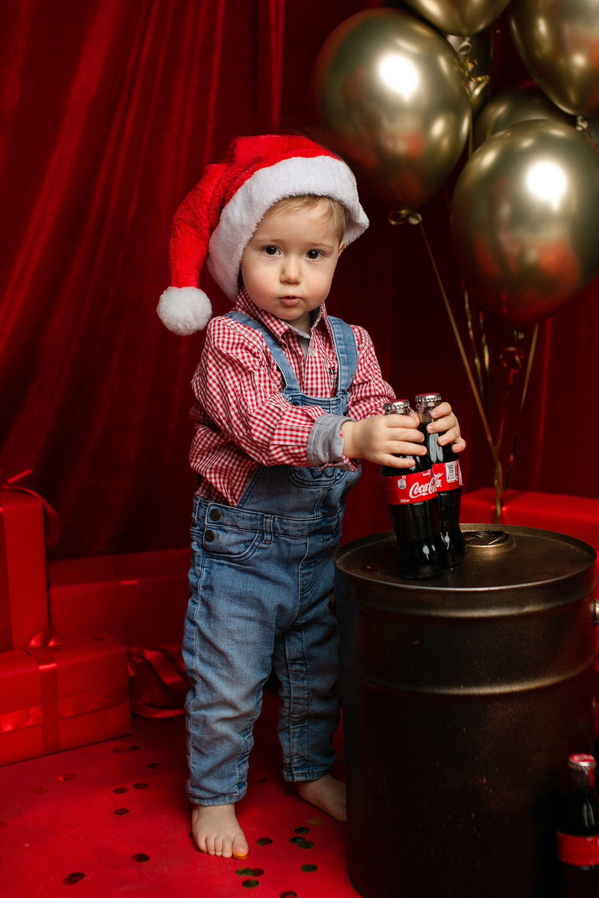 Новогодние Лев и Руслан. Фотограф новорожденных во Владивостоке Татьяна Побережняк