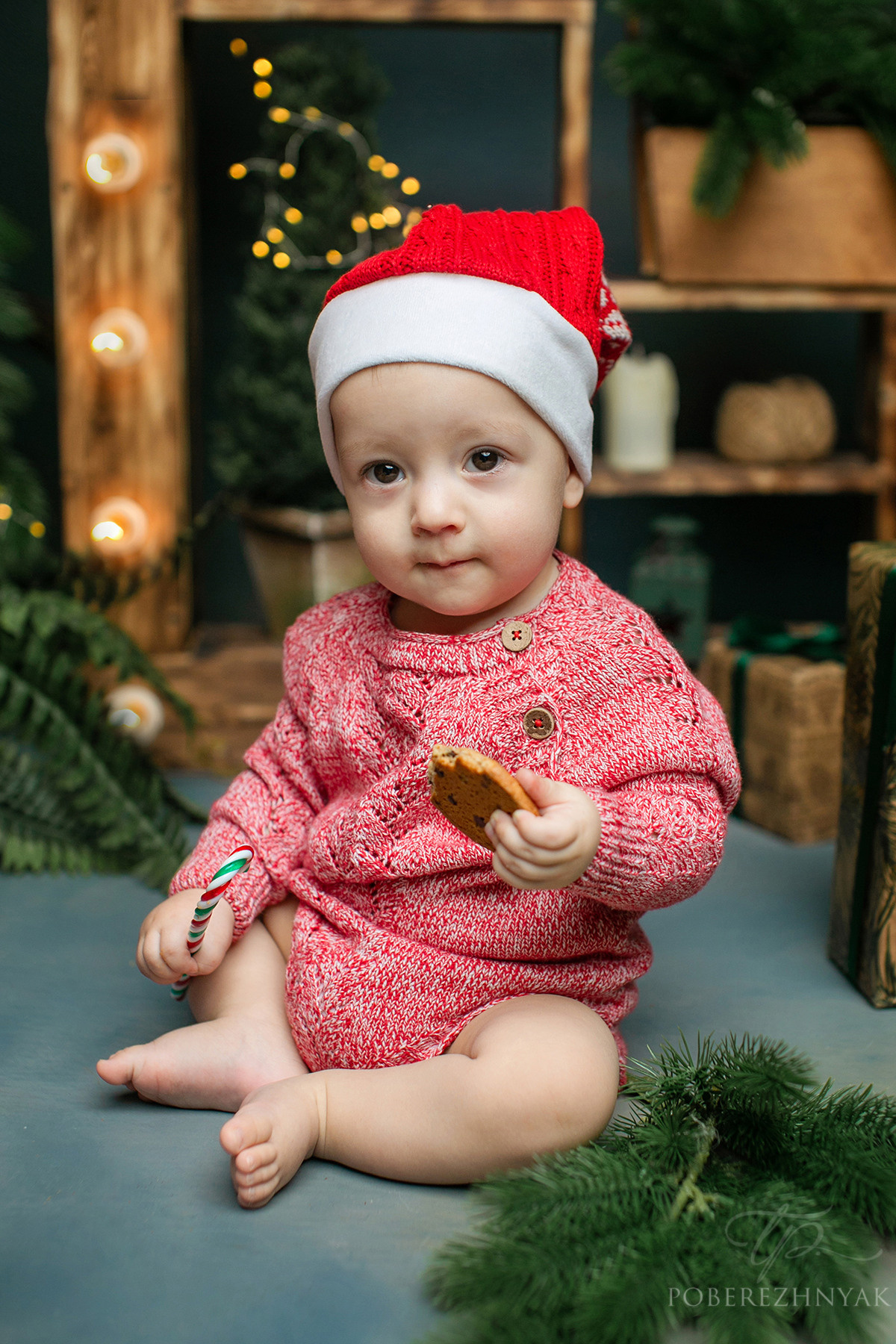 Новогодние Сава,Лиза,Федя. Фотограф новорожденных во Владивостоке Татьяна Побережняк
