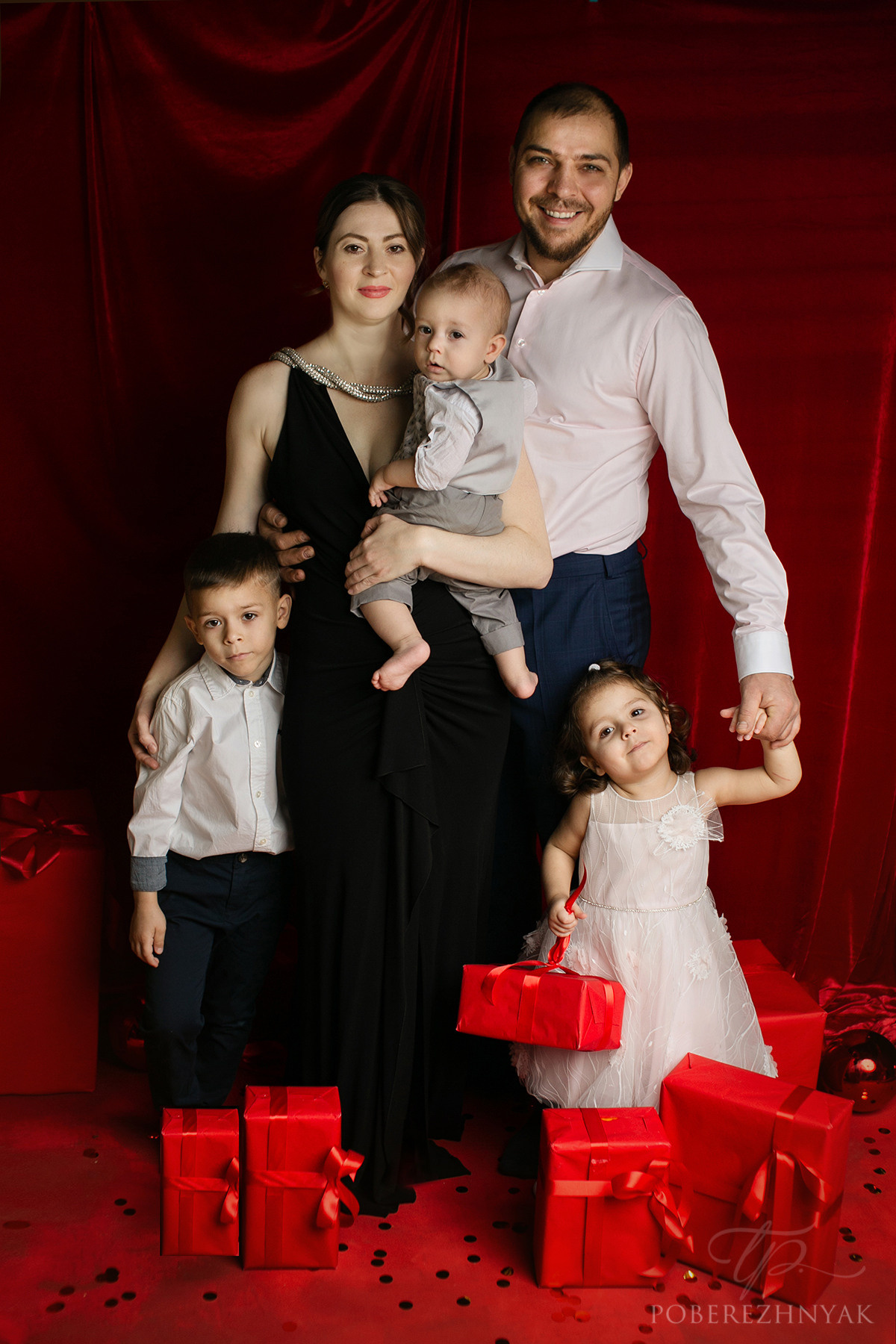 Новогодние Сава,Лиза,Федя. Фотограф новорожденных во Владивостоке Татьяна Побережняк