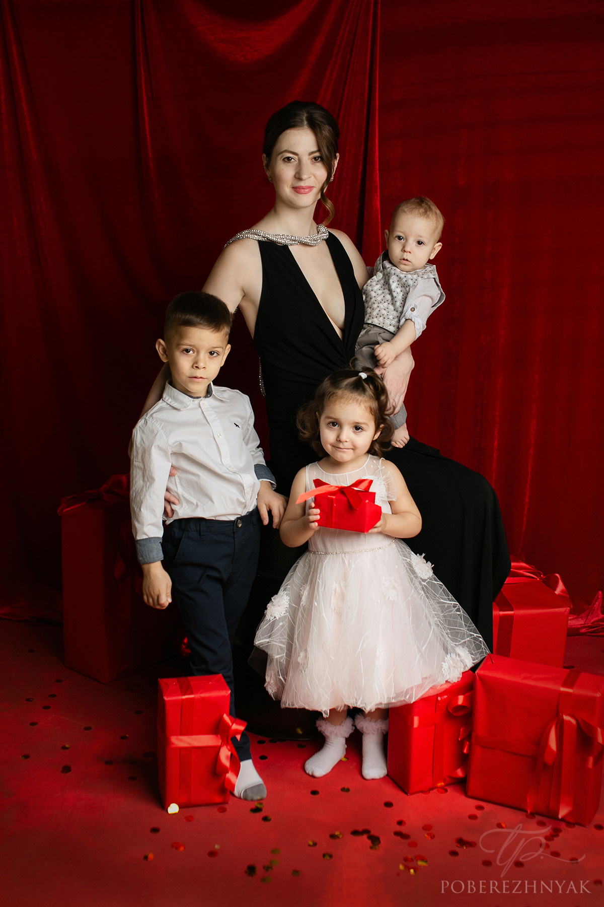 Новогодние Сава,Лиза,Федя. Фотограф новорожденных во Владивостоке Татьяна Побережняк