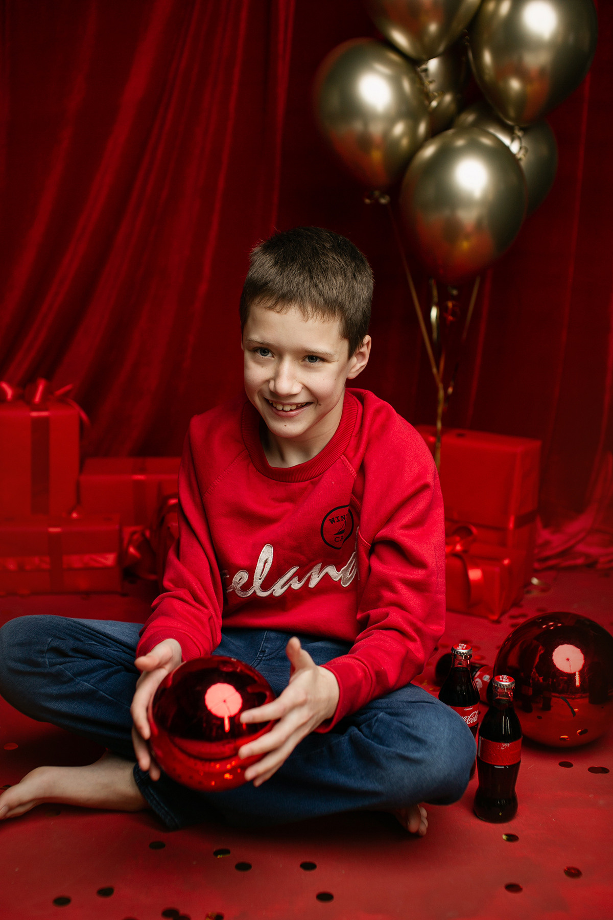 Новогодние Лев и Руслан. Фотограф новорожденных во Владивостоке Татьяна Побережняк