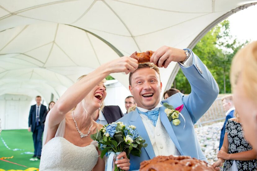 Максим и Катя. Ведущий на свадьбу в Москве Зубков Алексей