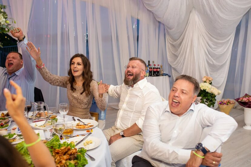 Максим и Катя. Ведущий на свадьбу в Москве Зубков Алексей